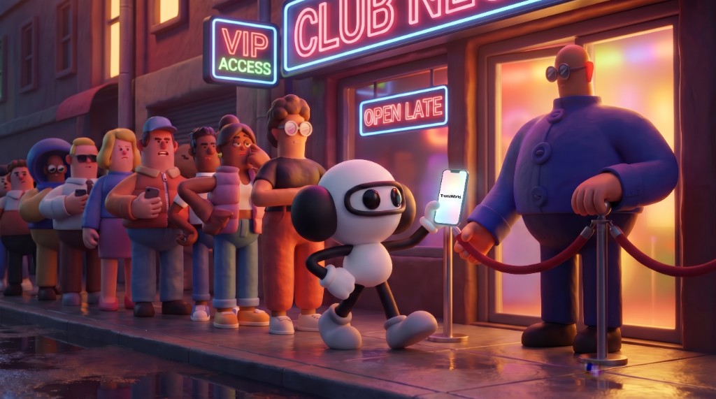 Personaje en acceso VIP